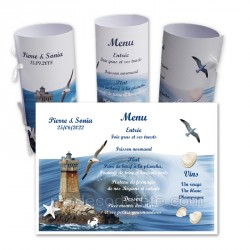 Menu rond Mer et Phare