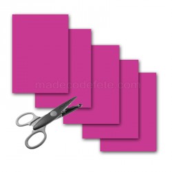 5 feuilles A4 300 g fuchsia