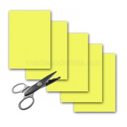 5 feuilles A4 130 g citron