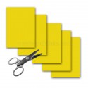 5 feuilles A4 130 g jaune