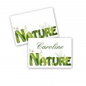 Porte-noms mot nature (lot de 10)