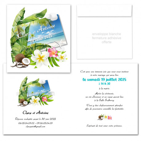 faire-part invitation madecodefete