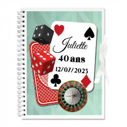 Livre d'or thème jeux et casino