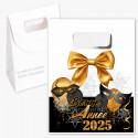 Boîte chocolats Bonne Année 2025 (200 g)