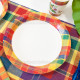 Assiettes madras en carton 