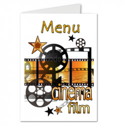 Menu thème cinéma film