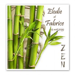 Faire-part zen bambou