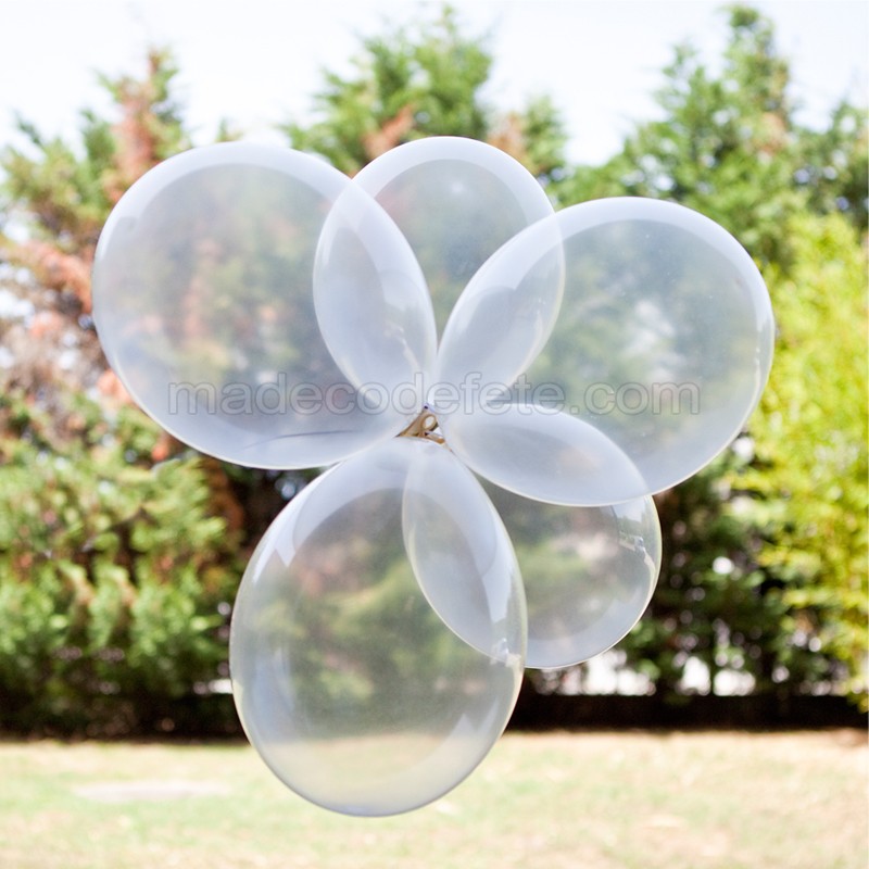 Ballon Transparent Joyeux Anniversaire - Cristal